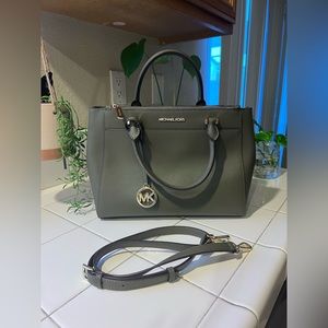 Michael Kors Olive Green Purse